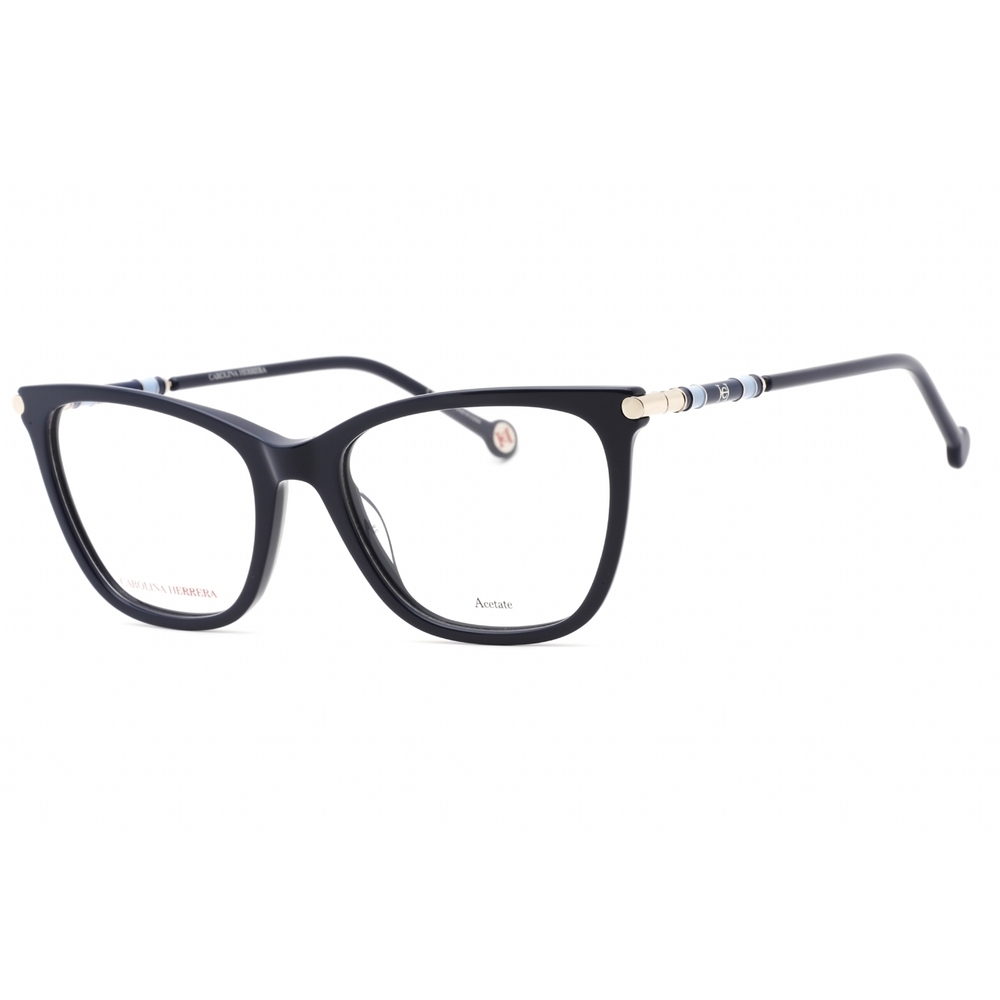 NWT Carolina Herrera CH-0028-PJP-53 Blue Cat Eye Eyeglasses